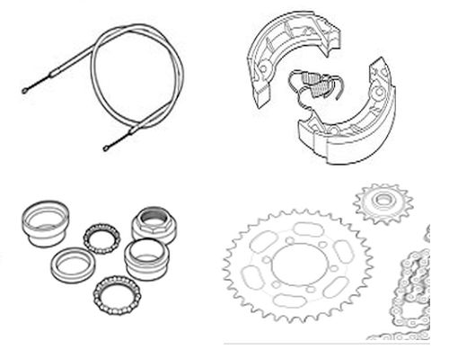 Mechanische onderdelen voor uw Tomos bromfiets