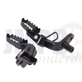 Voetstepset Voorzijde Compleet Zwart Honda MT50
