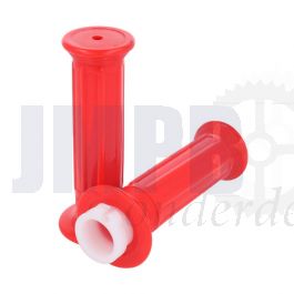 Handvatset met Gasdraaistuk Yamaha DT50/80MX Rood