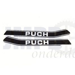 Tankstickerset Zwart/Wit Puch Monza