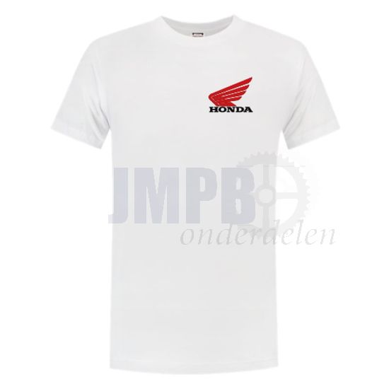 T-shirt Honda Wit