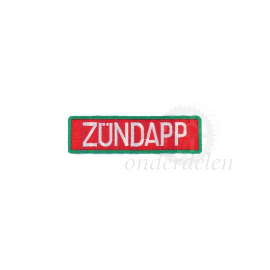 Strijkembleem Zundapp Banner