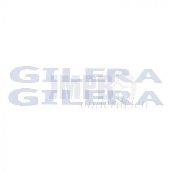 Gilera Woord Stickerset Wit 315X30MM