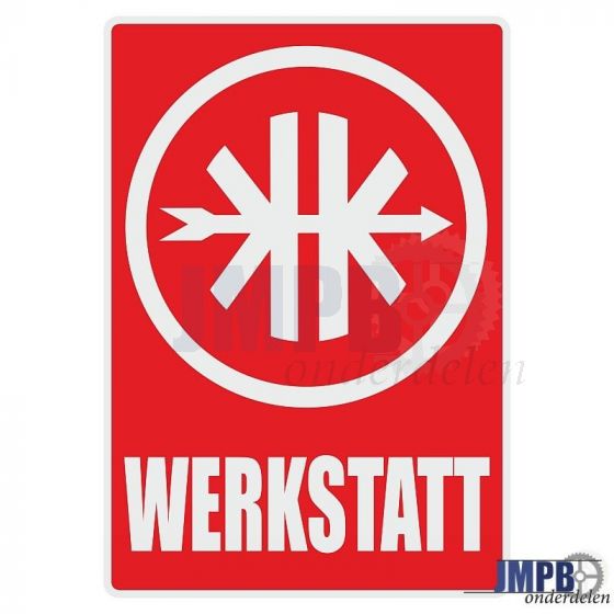 Werkstatt Sticker Kreidler Duits