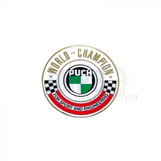 Sticker Puch World Champion 50MM