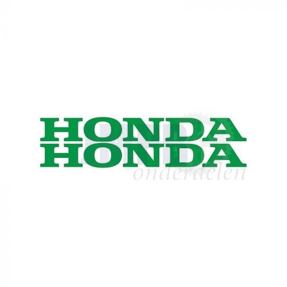 Stickerset Honda Woord Groen 12CM