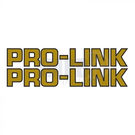 Stickerset Pro-Link Goud 29CM