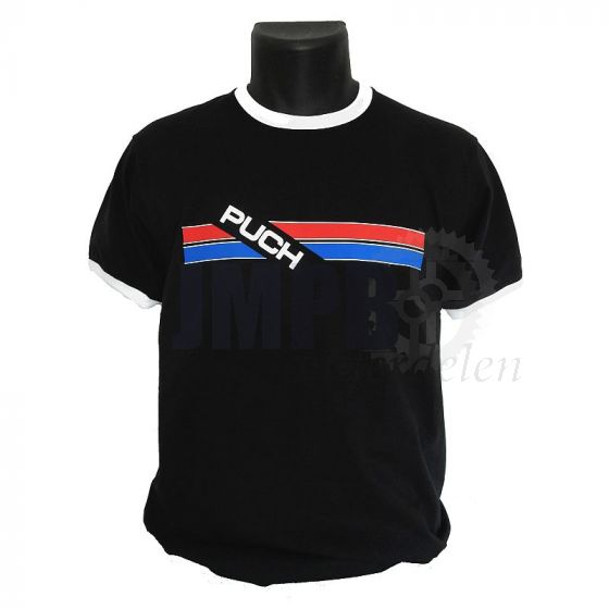 T-Shirt Puch Magnum Zwart/Wit