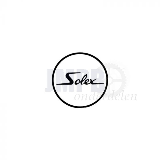 Sticker Solex Logo Rond Wit/Zwart 41MM