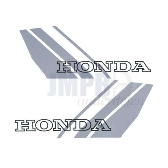 Stickerset Tank Honda Camino Special Grijs/Zwart