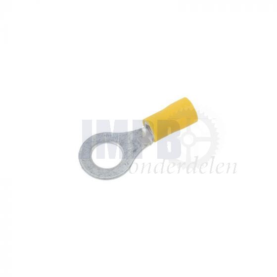 Kabeloogstekker Geisoleerd Geel M8 A-Kwaliteit