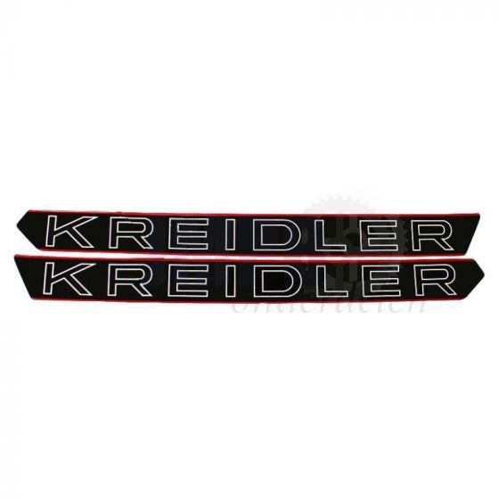 Tankstickers Kreidler Special Zwart/Rood