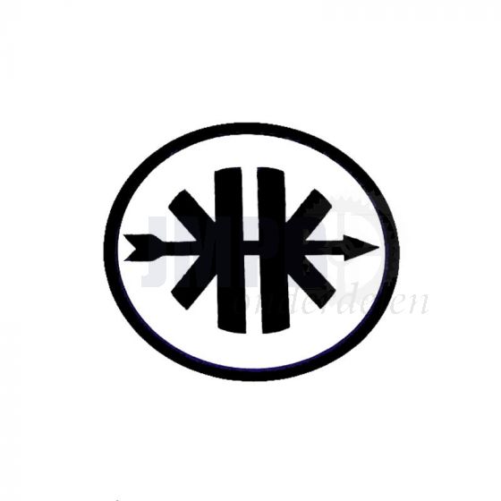 Transfer KK Logo Kreidler - Zwart - 45MM