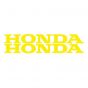 Stickerset Honda Woord Geel 22CM