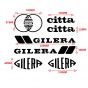 Stickerset Gilera Citta Zwart 7-Delig