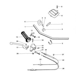 Handle Rechts / Stuur Kreidler RS