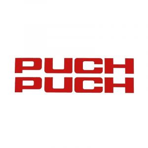 Stickerset Puch Rood 150X20MM