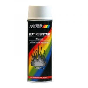 Motip Hittebestendige lak Spuitbus Wit - 400 ML