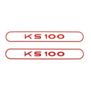 Stickerset Tank Zundapp KS100 Rood