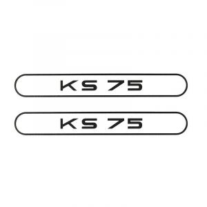 Stickerset Tank Zundapp KS75 Zwart