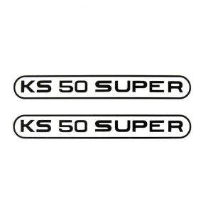 Stickerset Tank Zundapp KS50 Super Zwart