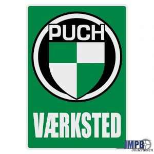 Vaerksted Sticker Puch Deens