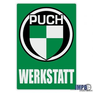 Werkstatt Sticker Puch Duits