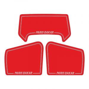 Stickerset Honda MT50 Paris Dakar Rood 3-Delig