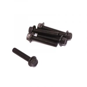 Flensbout Zwart M6X25 Zeskant