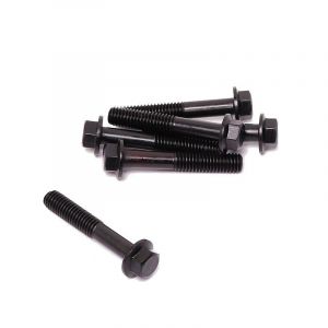 Flensbout Zwart M6X35 Zeskant