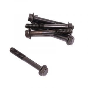Flensbout Zwart M6X45 Zeskant