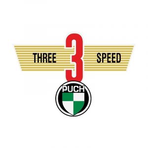 Transfer Achterspatbord Puch VS50D Three Speed