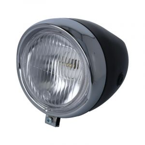 Koplamp Oldtimer Model "EI" Zwart 130MM