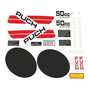Stickerset Puch Magnum X Geel