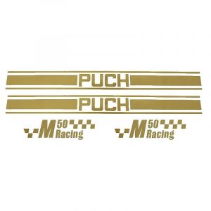Stickerset Puch M50 Racing Wit