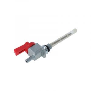 Benzinekraan M10 X 1 Recht Rood - Oldtimer