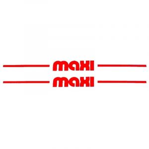 Stickerset Maxi Zijscherm Rood 235X20MM