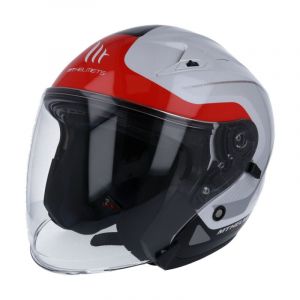 Helm Jet Avenue Crossroad MT Wit/Rood