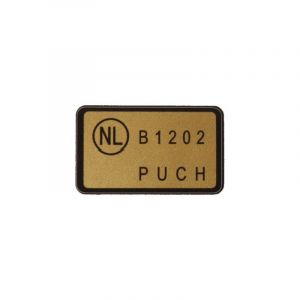 Goedkeuringsstickers Puch Goud