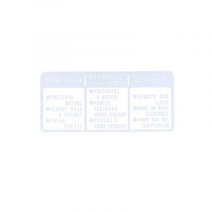 Sticker Rij-instructies Honda MT/MB Wit/Transparant