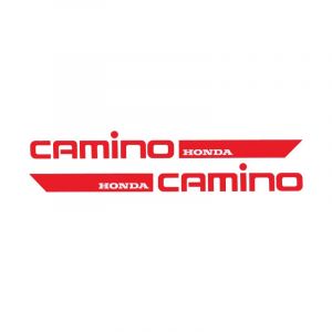 Stickerset Transfer Honda Camino Rood