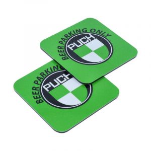Onderzetters Puch "Beer Parking Only"