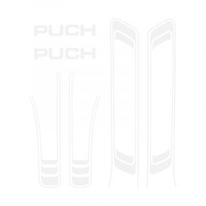 Stickerset Puch Maxi Lijnen Wit A-Kwaliteit