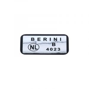 Goedkeuringsstickers Berini Chroom