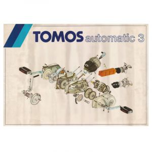Poster "Tomos Automatic 3" Herdruk