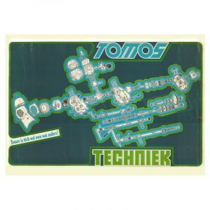Poster "Tomos Techniek" Herdruk