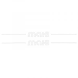 Stickerset Maxi Zijscherm Wit 235X20MM