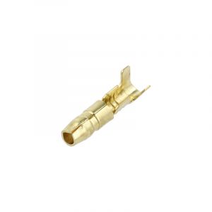 Ronde Stekker Man 4MM - Japans - Messing