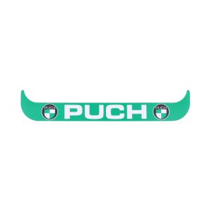Sticker Plaathouder Breed Puch Logo Groen
