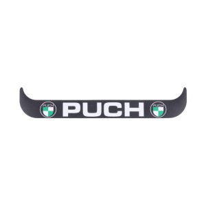 Sticker Plaathouder Breed Puch Logo Zwart